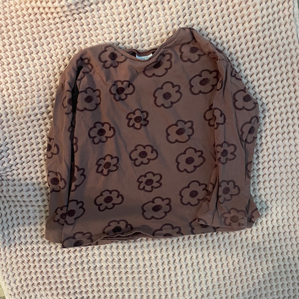 Floral Print Long Sleeve Top